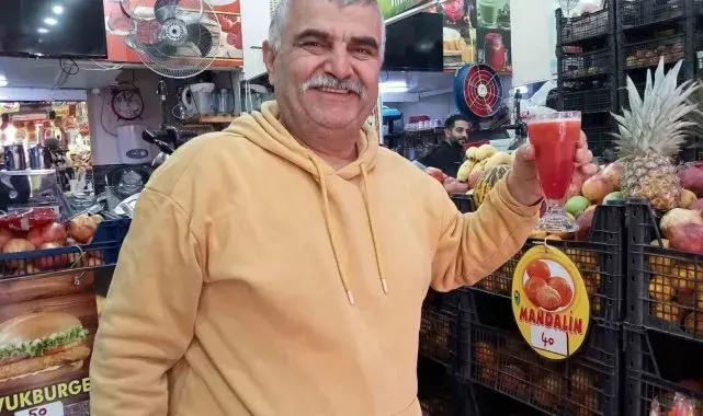 Soğuyan havalarla birlikte doğal meyve sularına talep arttı