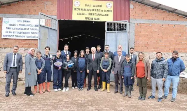 Bu lisede tarımı uygulamalı öğreniyorlar