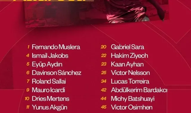 Galatasaray'ın, Antalyaspor maçı kamp kadrosu belli oldu