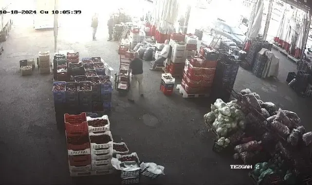 Sebze almaya geldiği toptancı halinde hayatını kaybetti