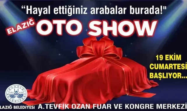 Uluslararası markalar Elazığ'da buluşuyor: Oto show başlıyor