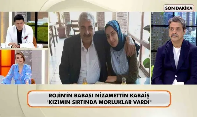 Rojin'in babası canlı yayında konuştu