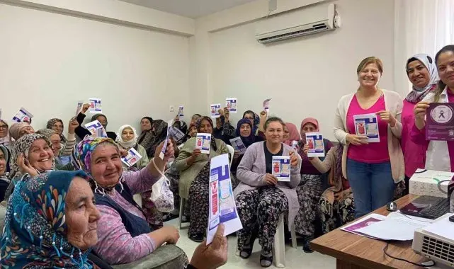 Sarıgöl'de meme kanseri konusunda farkındalık eğitimi