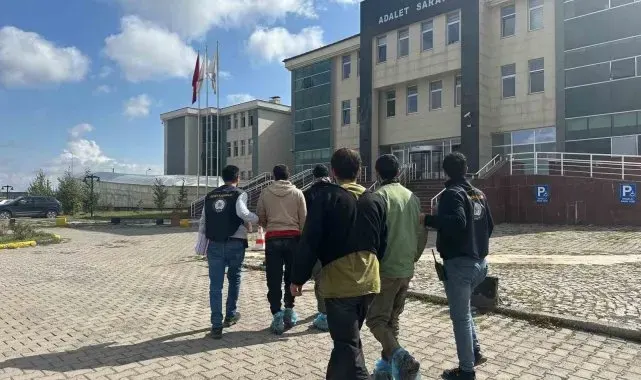 Kars'ta 7 düzensiz göçmen yakalandı