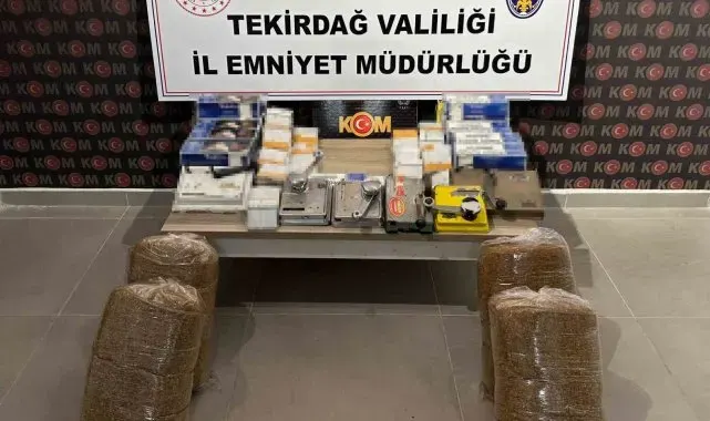 Tekirdağ'daki kaçakçılık operasyonunda 42 kişi hakkında yasal işlem başlatıldı