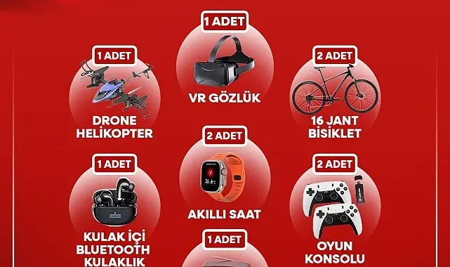 Canik Belediyesi'nden Zafer Bayramı özel çekilişi