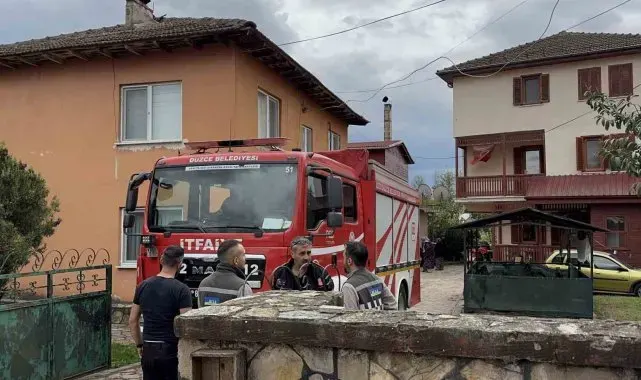 Düzce'de iki mahallede çıkan yangınlar kısa sürede söndürüldü