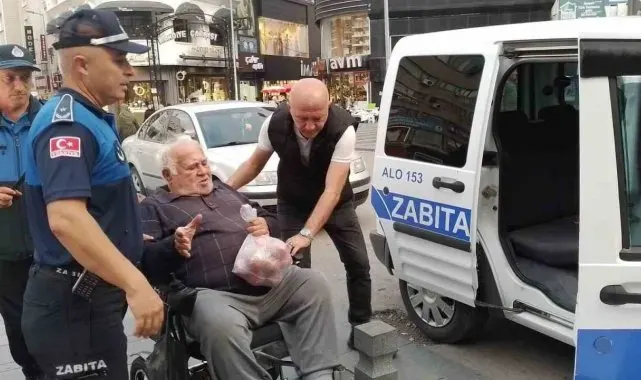 İlkadım'da zabıta ekiplerinden gönüllere dokunan hareket