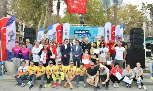Mudanya Triatlonu sona erdi