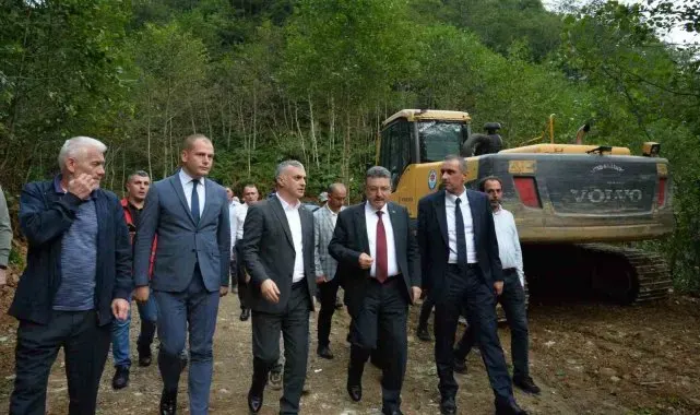 Başkan Genç Yomra'da 20 Eylül'deki selden etkilenen noktalarda incelemelerde bulundu