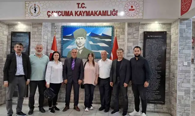 Gazetecilerden Ayhan Alagöz'e ziyaret