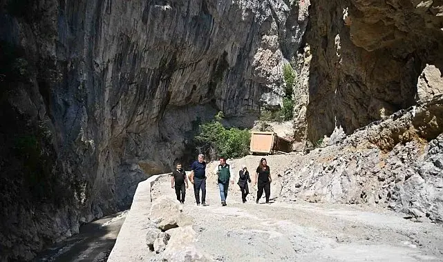Şeker Kanyonu'nda çalışmalar devam ediyor