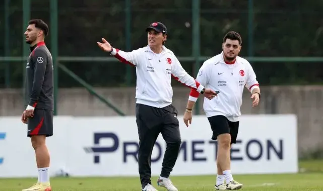 A Milli Takım, Karadağ maçı hazırlıklarını basına kapalı sürdürdü