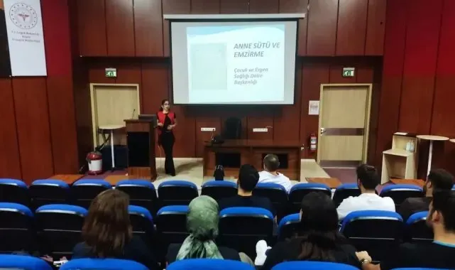 Tıp Fakültesi öğrencilerine, "Anne Sütü ve Emzirme" eğitimi verildi