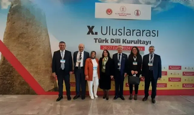 Atatürk Üniversitesi X. Uluslararası Türk Dili Kurultayı'na katılım