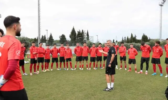 U20 Milli Takımı, Portekiz maçının hazırlıklarına Riva'da başladı