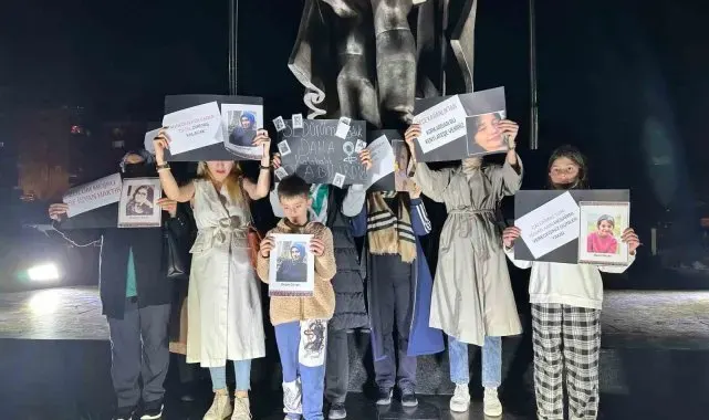 Rize'de kadına şiddete karşı protesto ilgi görmedi