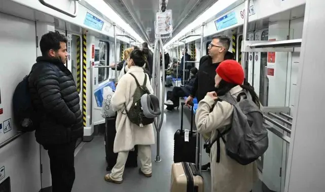 Gayrettepe-İstanbul Havalimanı Metrosunda rekor yolcu sayısı