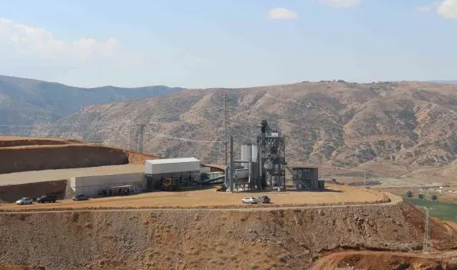 Siirt'te yeni asfalt üretim tesisi