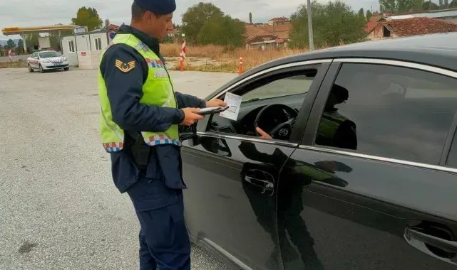 Kütahya'da emniyet kemeri ve çocuk bağlama sistemleri denetimi