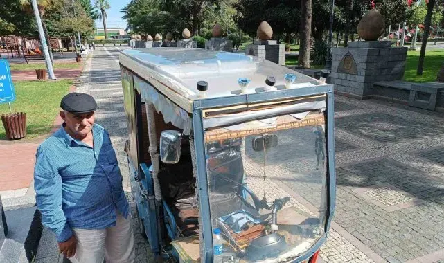 Bu da güneş enerjili motosiklet: Hem gidiyor hem de şarj ediyor