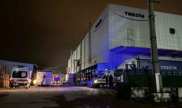 Bursa'da korkutan fabrika yangını