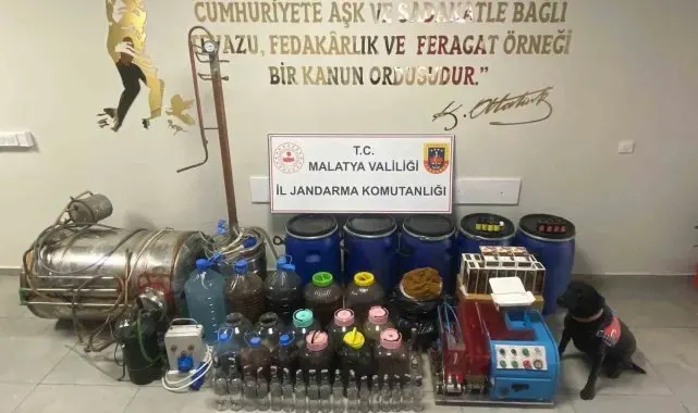 Malatya'da sahte alkol operasyonu: 3 gözaltı