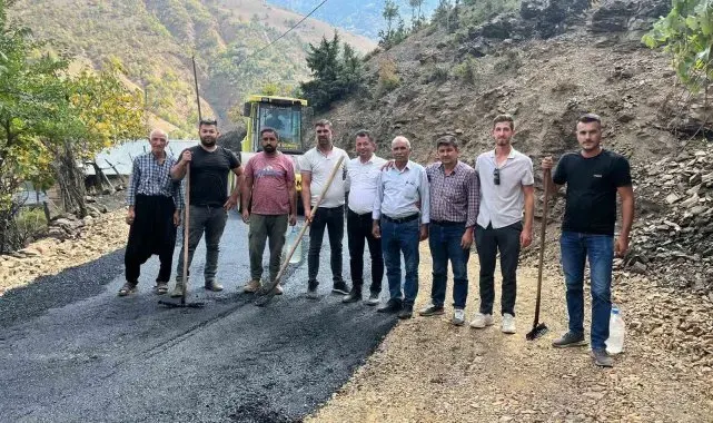 Başkan yol sözünü tuttu, mahalle büyük sevinç yaşadı
