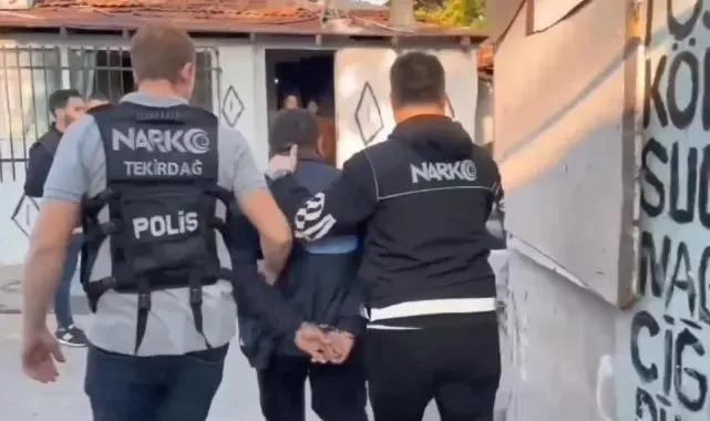 Tekirdağ'da uyuşturucu operasyonunda 6 kişi tutuklandı