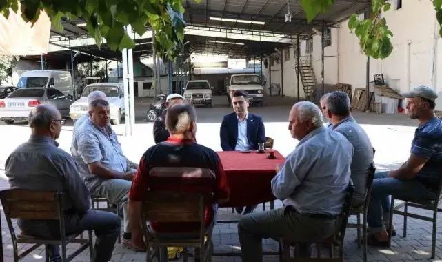 Karacasu Kaymakamı Gündoğdu, Ataeymir Mahallesi'nde vatandaşlarla buluştu