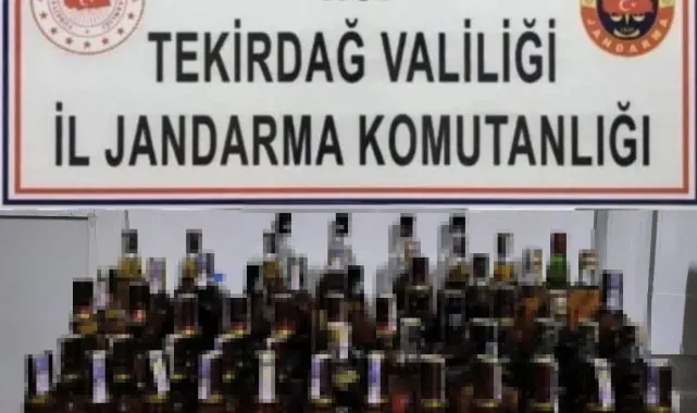 Kaçak alkole jandarma darbesi