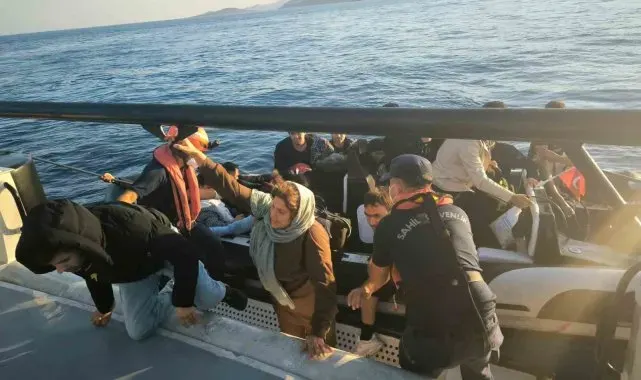 Bodrum'da 100 düzensiz göçmen yakalandı: 2 gözaltı