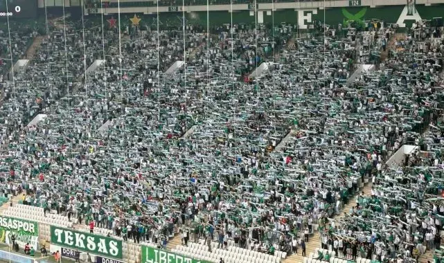 Bursaspor 43 bin 160 taraftarla yeni rekora ulaştı