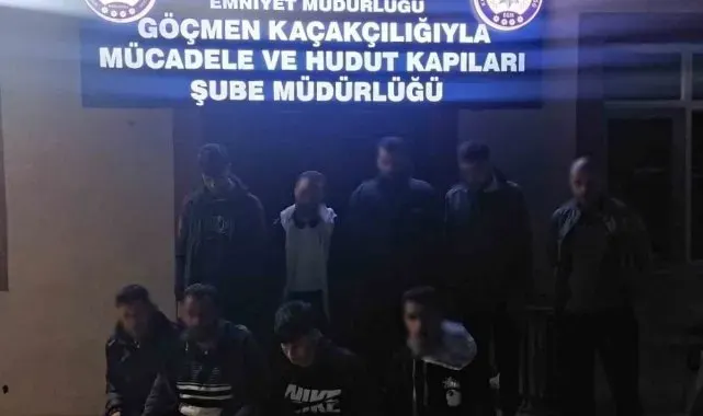 Kırklareli'nde 9 kaçak göçmen yakalandı