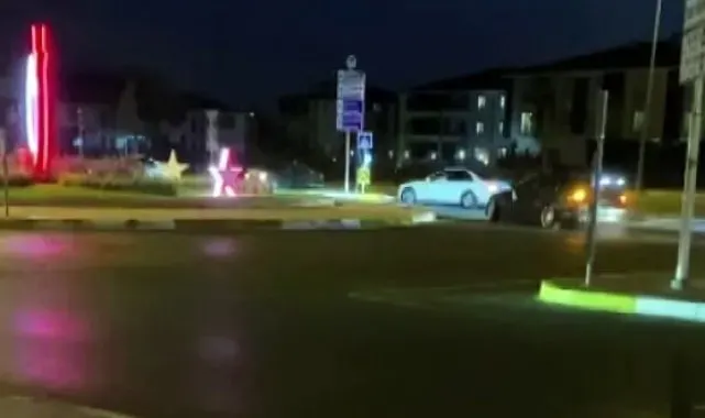 Şehrin göbeğinde attığı drift pahalıya patladı