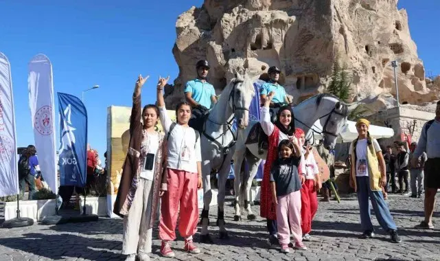 Kapadokya'da okçuluk festivali düzenlendi