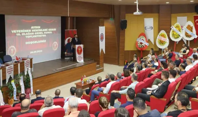 Aydın'da veteriner hekimler kongreye gitti
