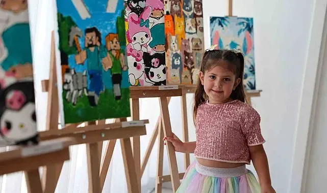 "Sayılarla Tuval Boyama Atölyesi" Mini Sergi ile tamamlandı