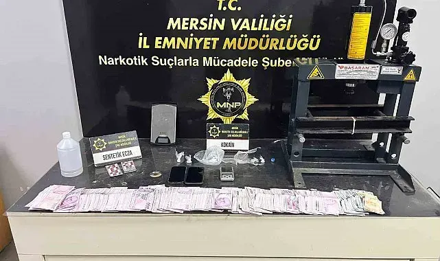 Mersin'de uyuşturucu operasyonu: 3 şüpheli tutuklandı