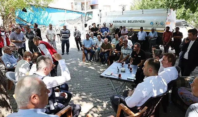 Vali Aydoğdu, yangından etkilenen Kışlacık köyünü ziyaret etti