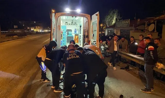 Manisa'da iki motosiklet çarpıştı: 2 yaralı