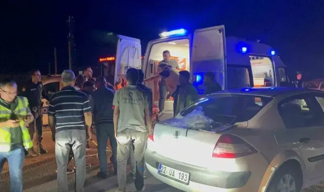 Edirne'de otomobil ile çarpışan motosikletli yaralandı