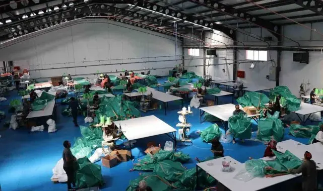 Oltu Çuval Fabrikası Almanya'ya ihracat yapmaya başladı