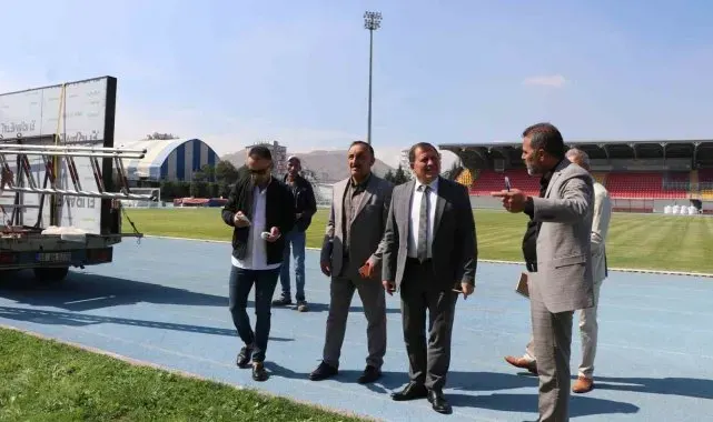 Kayseri Yan Açık Saha'da yenileme çalışmaları sürüyor