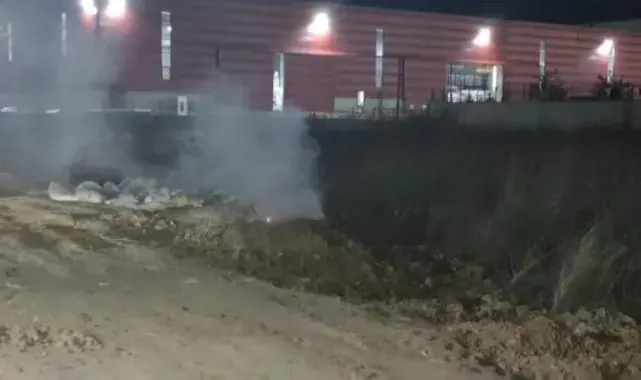 OSB'de bırakılan kimyasal madde yangına neden oldu