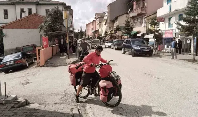 2 bin 300 km pedal çeviren Alman karı koca Türkiye'yi geziyor