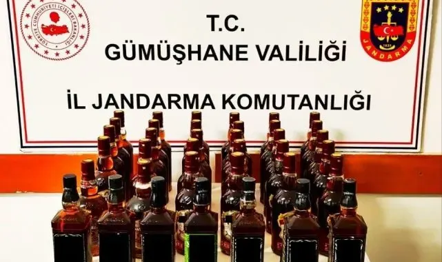 Kaçak alkol operasyonunda şüpheli suçüstü yakalandı