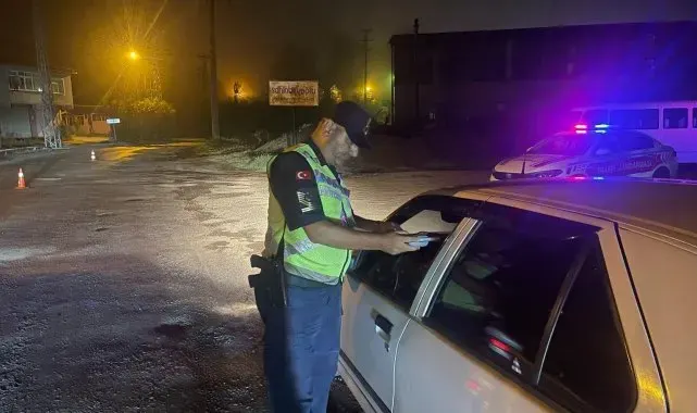 Zonguldak'ta emniyet ve jandarma ekiplerinin yoğun denetimleri sürüyor