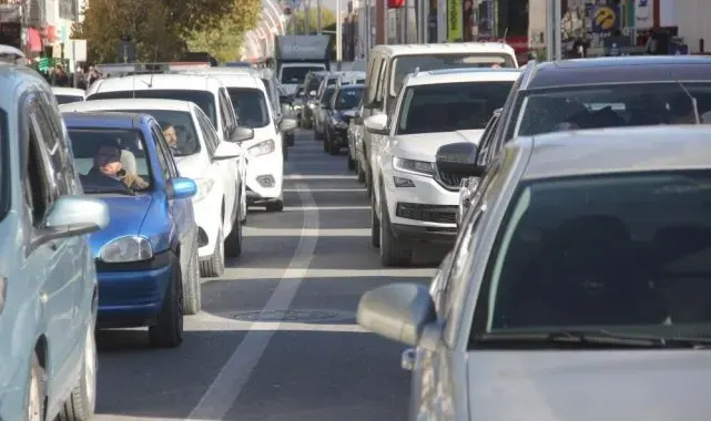 Erzincan'da araç sayısı 75 bin 184 oldu