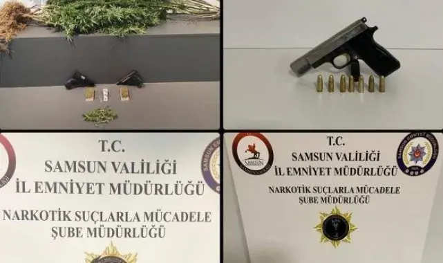 Samsun'da uyuşturucu operasyonu: 10 gözaltı
